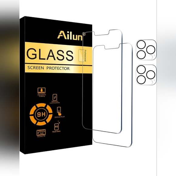 Ailun 2 Pack Screen Protector for iPhone 13 Pro Max [6.7 inch] Display 2021 with - Picture 1 of 7